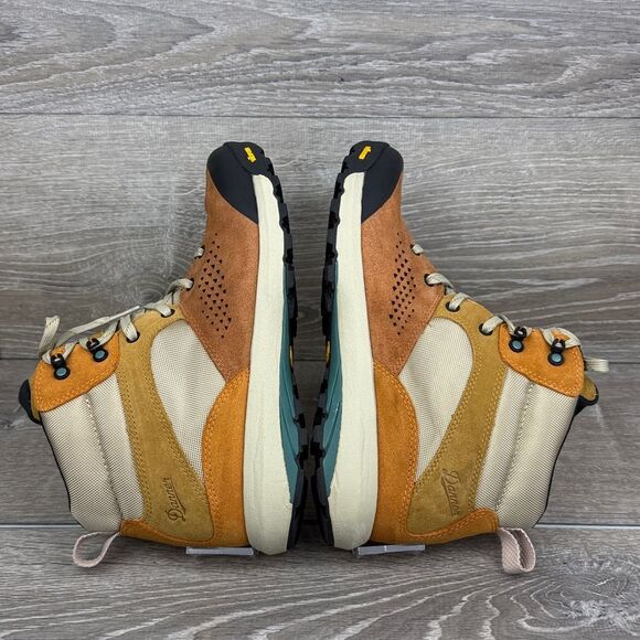 Danner Inquire Mid 5” Women’s Sz 10 Golden Oak SageBrush Vibram Hiking Boots - Picture 10 of 12